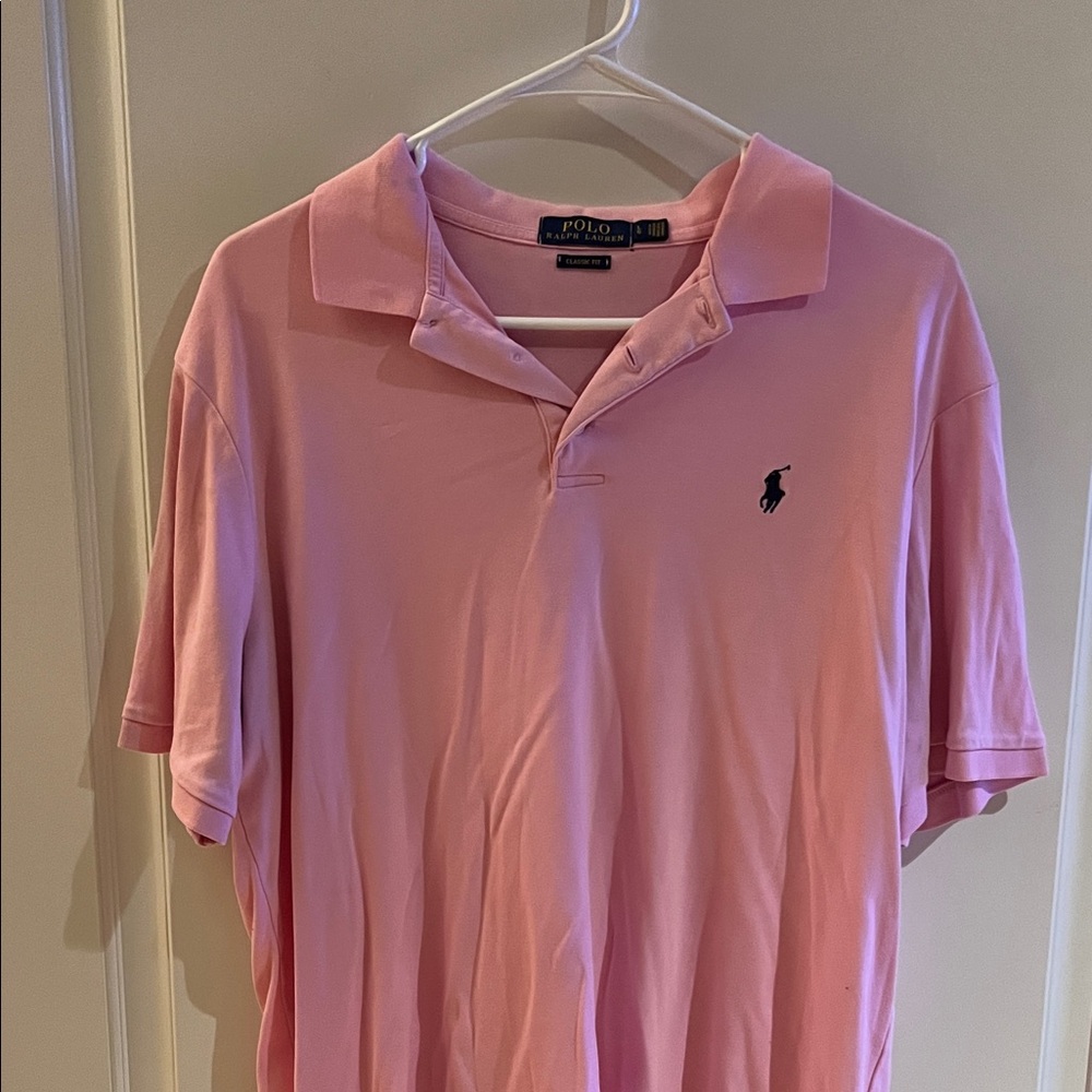 Polo by Ralph Lauren Light Pink Men's Polo Shirt